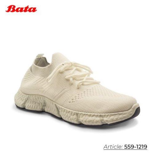 Giày sneaker nữ màu trắng Thương hiệu Bata 559-1219