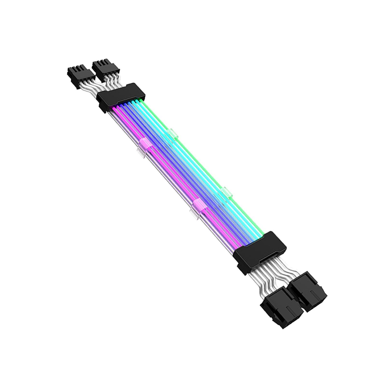 Extension RGB Cable PSU Extension Cable Set PCIe Cable for Computer PC
