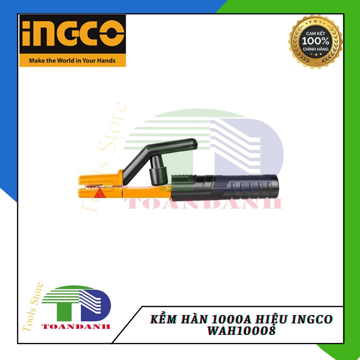 Kềm hàn 1000A hiệu Ingco WAH10008