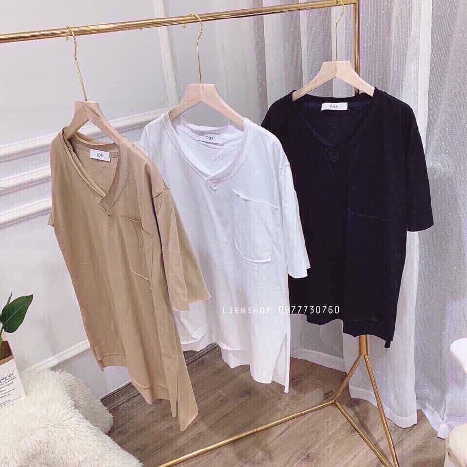 Áo Thun Giấy Xẻ Tà