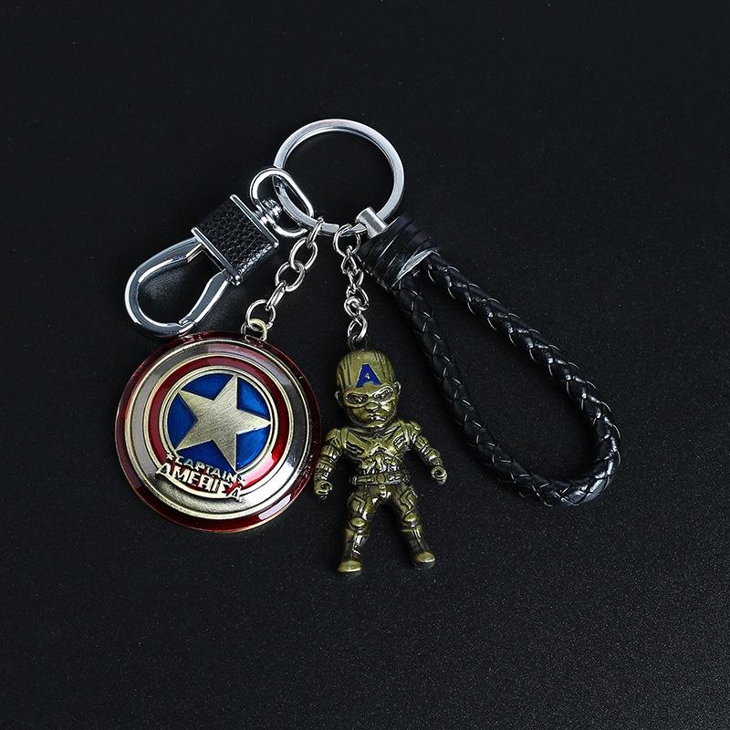 Móc Khóa IRON MAN Avengers Kuu Clothes Màu Bạc Cao Cấp - Móc Khóa Siêu Anh Hùng Thép Titan Không Gỉ -IRONMAN Avenger