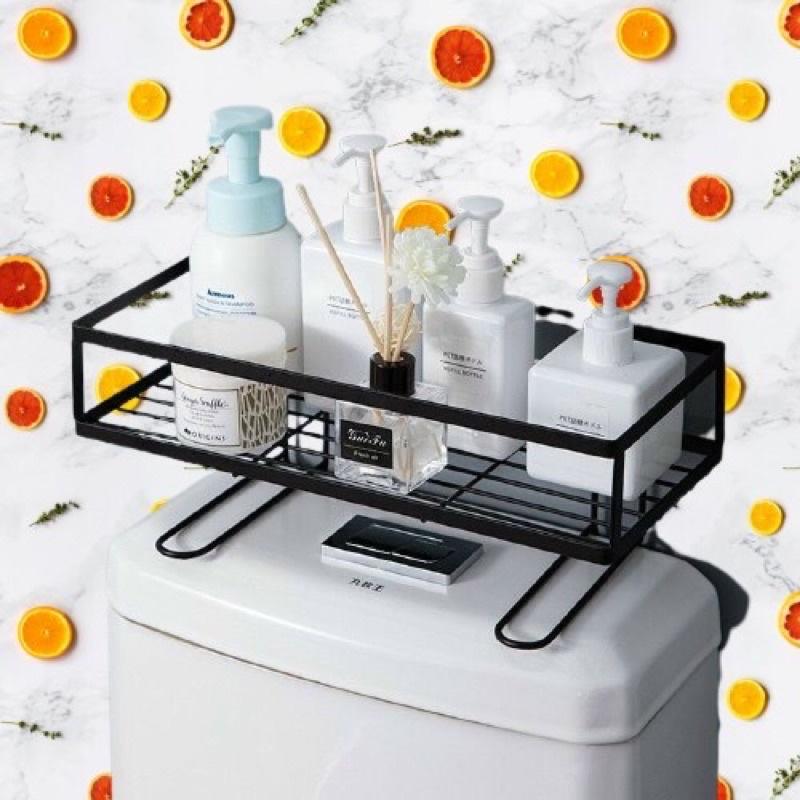 Kệ sắt để đồ sau tolet 1 tầng siêu gọn