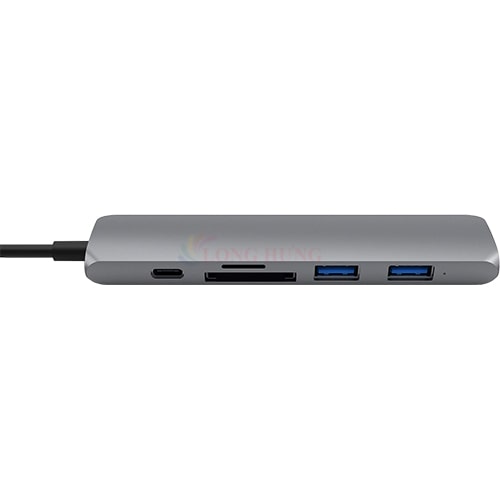 Cổng chuyển đổi HyperDrive Bar 6-in-1 USB-C Hub HD22E - Hàng chính hãng