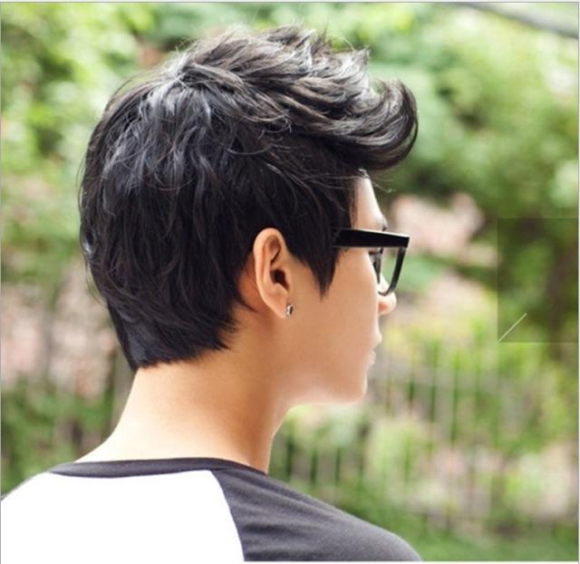 Tóc giả nam nguyên đầu cá tính - TG61