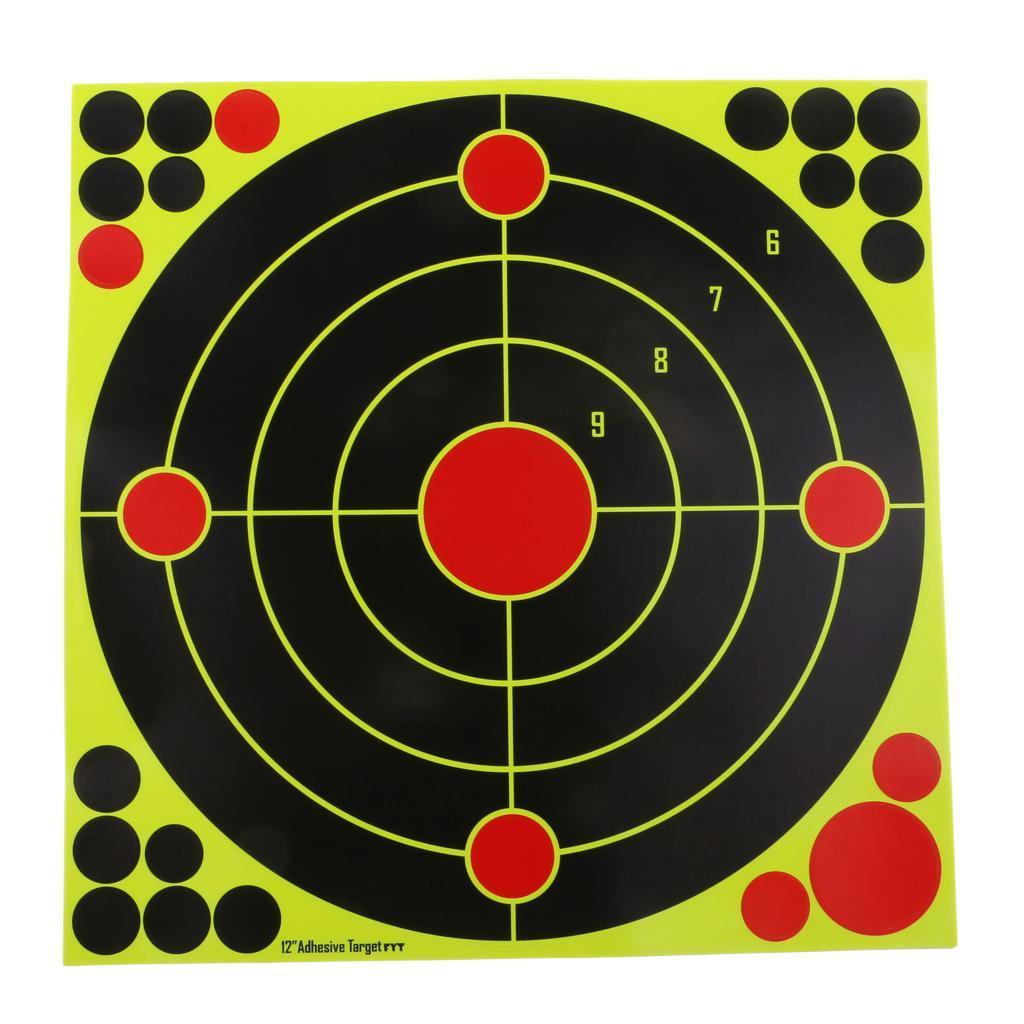 20pcs Reactive Self Adhesive Shooting Targets Stickers