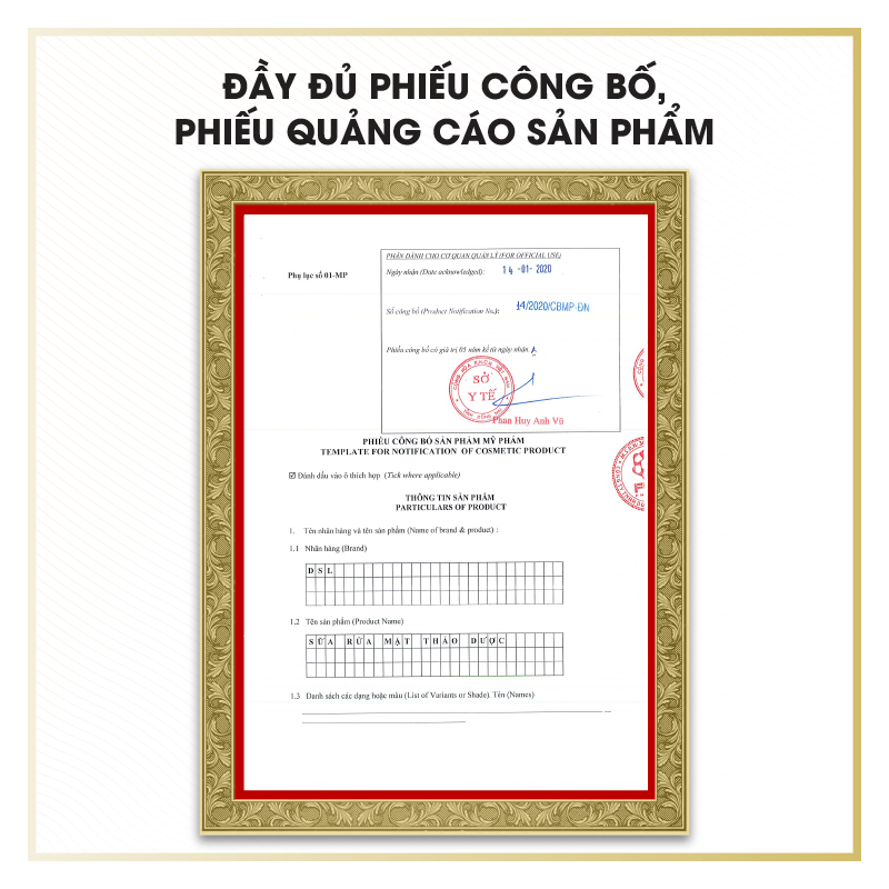 Sữa rửa mặt thảo dược (120g) dịu nhẹ, ngừa mụn, giảm mụn, mờ nám, trắng da, chiết xuất thiên nhiên