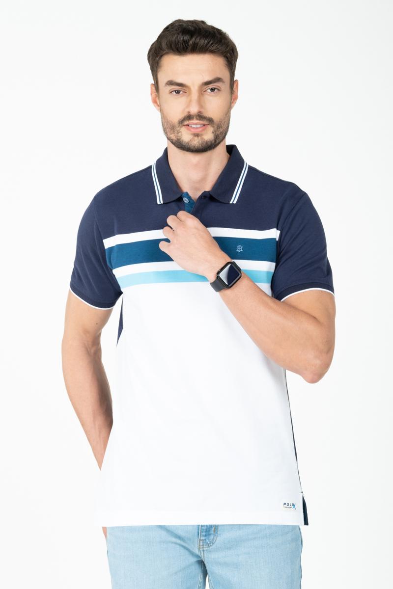 Áo thun nam cổ bẻ tay ngắn KS22FH64C-SCHE