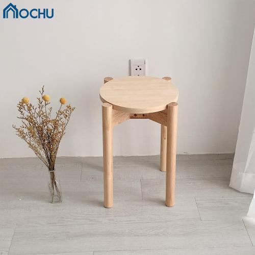 Ghế Trang Điểm Gỗ OCHU - Stool - Natural