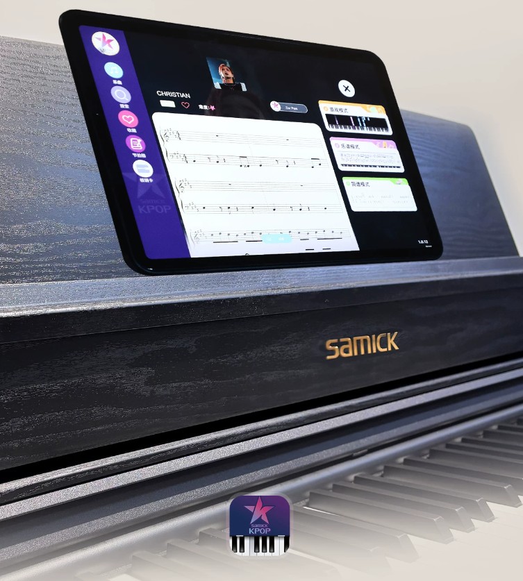 Đàn Piano Điện Samick First-1 Plus 88 Phím Búa Nặng Bluetooth MIDI Tặng Ghế Và Tai Nghe Đồng Màu