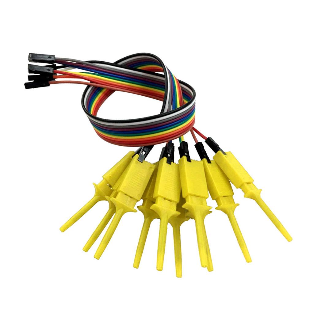 10 Pieces Logic Analyzer Cable Probe Test Hook Clip Line