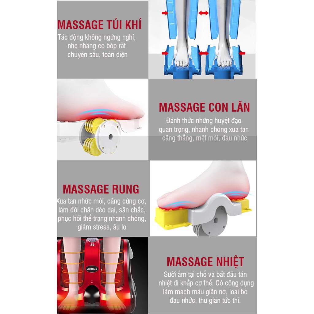 Massager chân Hàn quốc