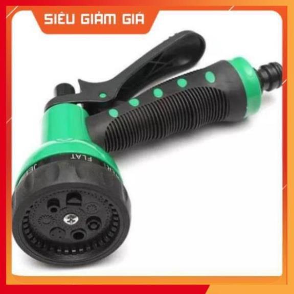 Bộ vòi tưới cây, rửa xe co xoắn gọn gàng,tiện lợi 7.5 mét ,15 mét vòi tưới 7 kiểu phun tưới 206791