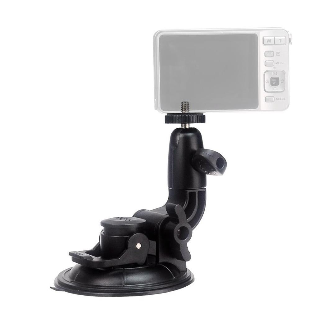 9cm Diameter Multi-Purpose Suction Cup Car Holder for Gopro 1/4 Screw Camera