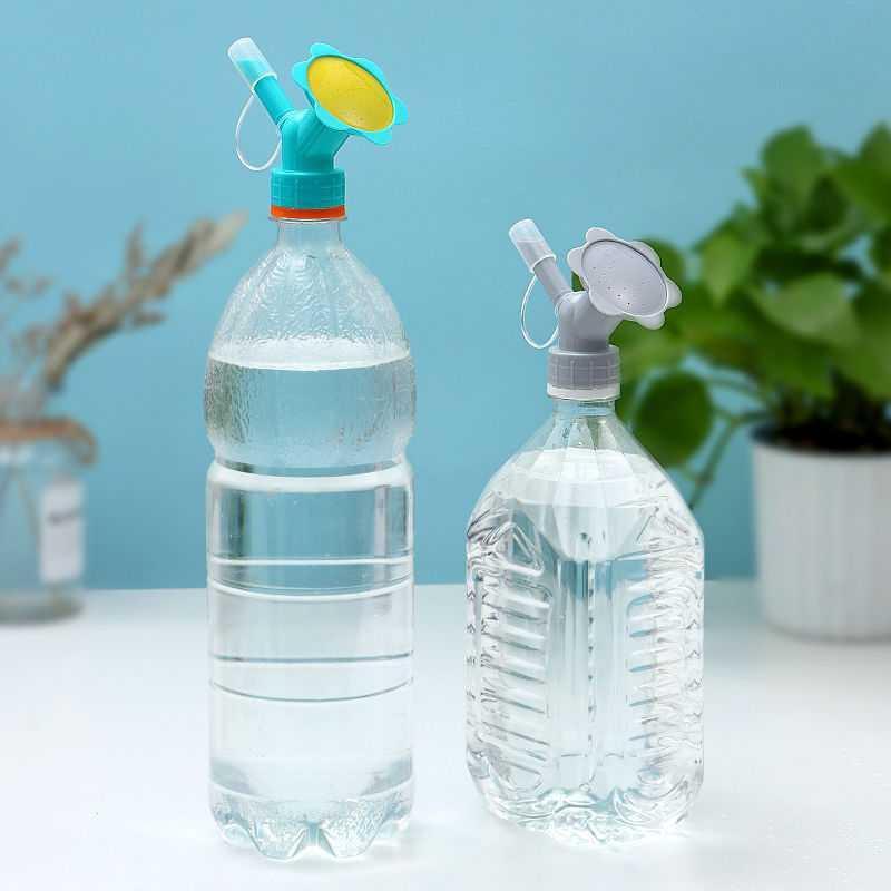 Đầu vòi tưới nước 2 chức năng, vòi hoa sen đa chức năng, có thể nắp vào chai nước tiện dụng (SP Không Bao Gồm Chai Nhựa)