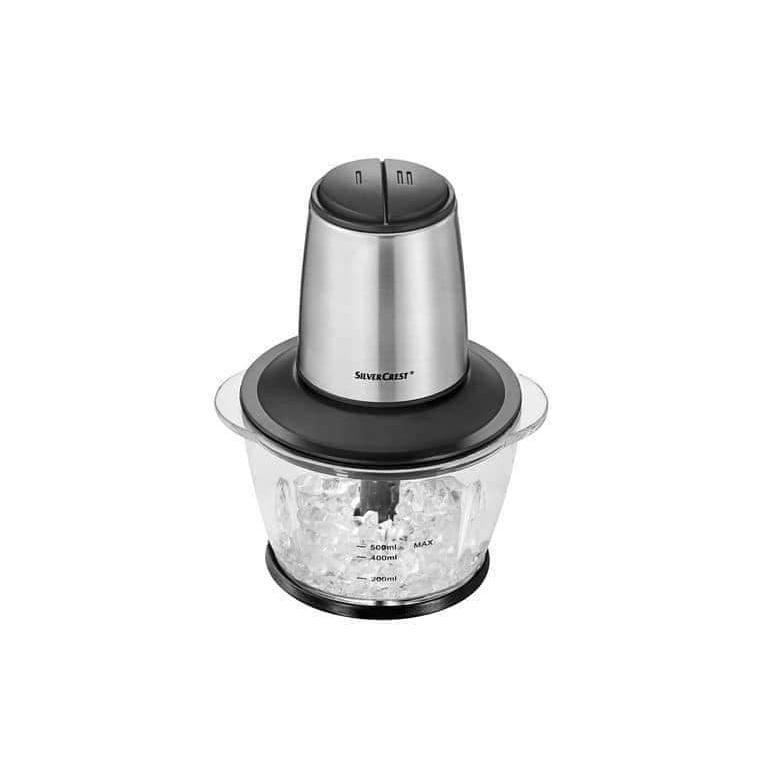 Máy Xay Thịt Silvercrest SMZE 500 A1, Máy Xay Thực Phẩm Đa Năng, Máy Xay Đồ Ăn Dặm Cho Bé, 500W, Cối Thủy Tinh, Nhập Đức