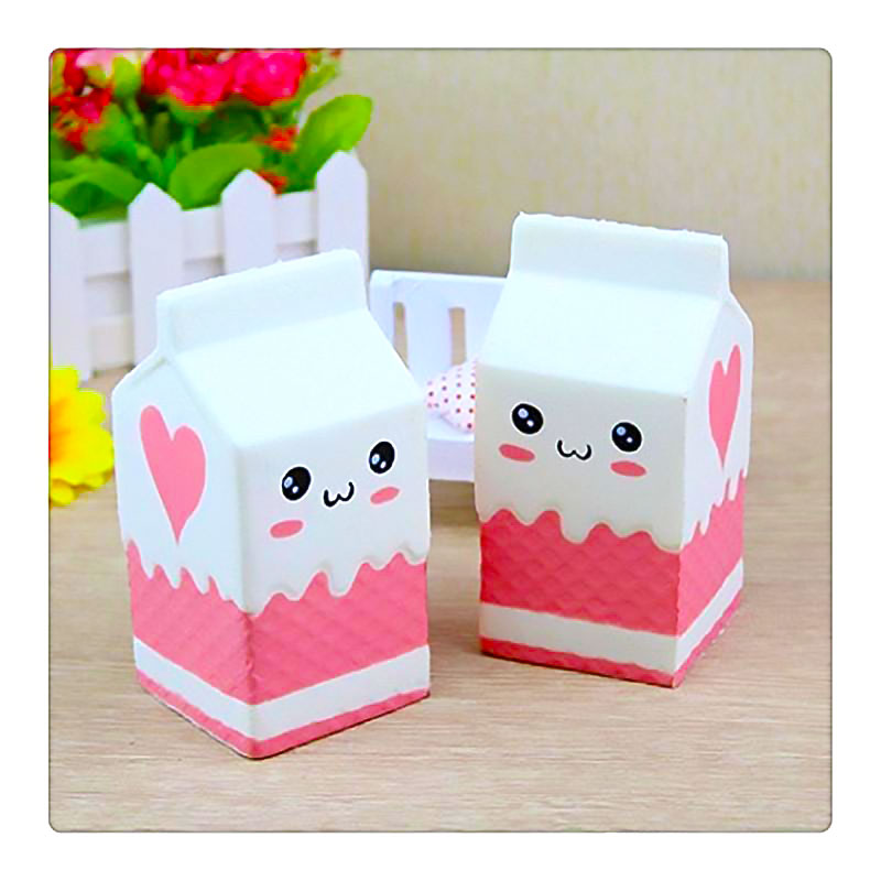 Squishy hộp sữa, squishy chậm tăng mùi thơm dịu nhẹ, đồ chơi cho bé trai và bé gái