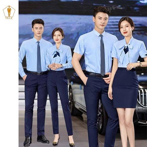 Chân Váy A Chớm Gối TRAZ Công Sở Kiểu Dáng Đơn Giản