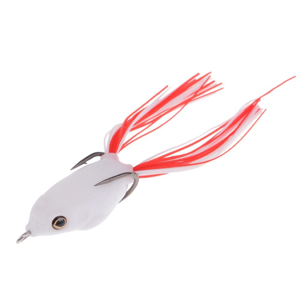 Topwater Frog Fishing Lure Soft Lure Artificial Bait Crankbaits Hook Baits Cute Frog shape life-like swimming actions in water