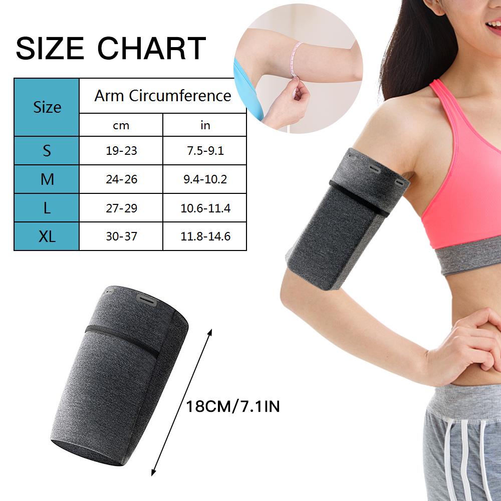 Vòng đeo bắp tay để điện thoại, túi đeo tay để đồ di dộng tiện lợi đi bộ, tập thể dục