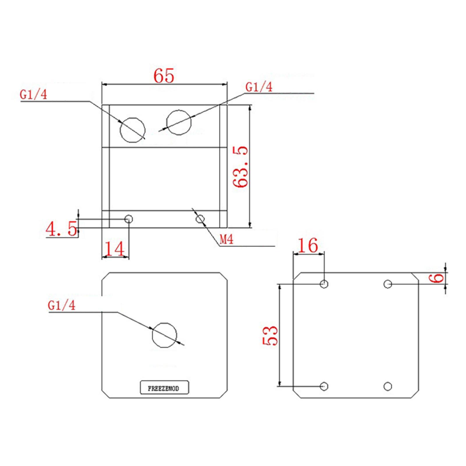 PC Water Cooling Integrated Water Pump 800L/ for CPU Cooling System
