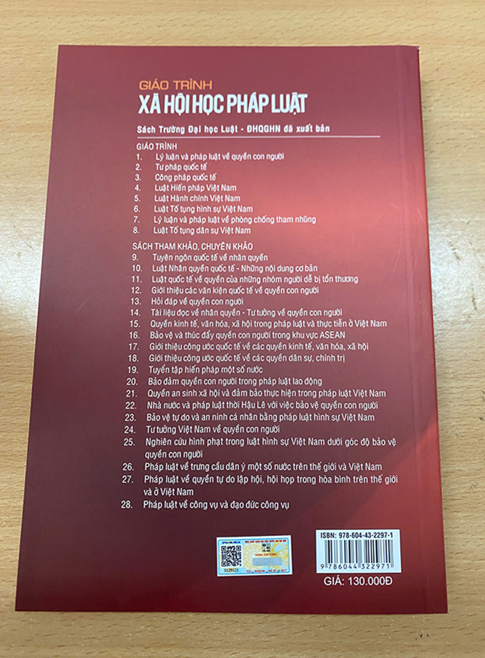 Giáo trình Xã hội học pháp luật
