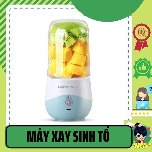 Máy Xay Sinh Tố Cầm Tay Mini 4 Lưỡi Dao HONGUO Nhựa ABS HH0022