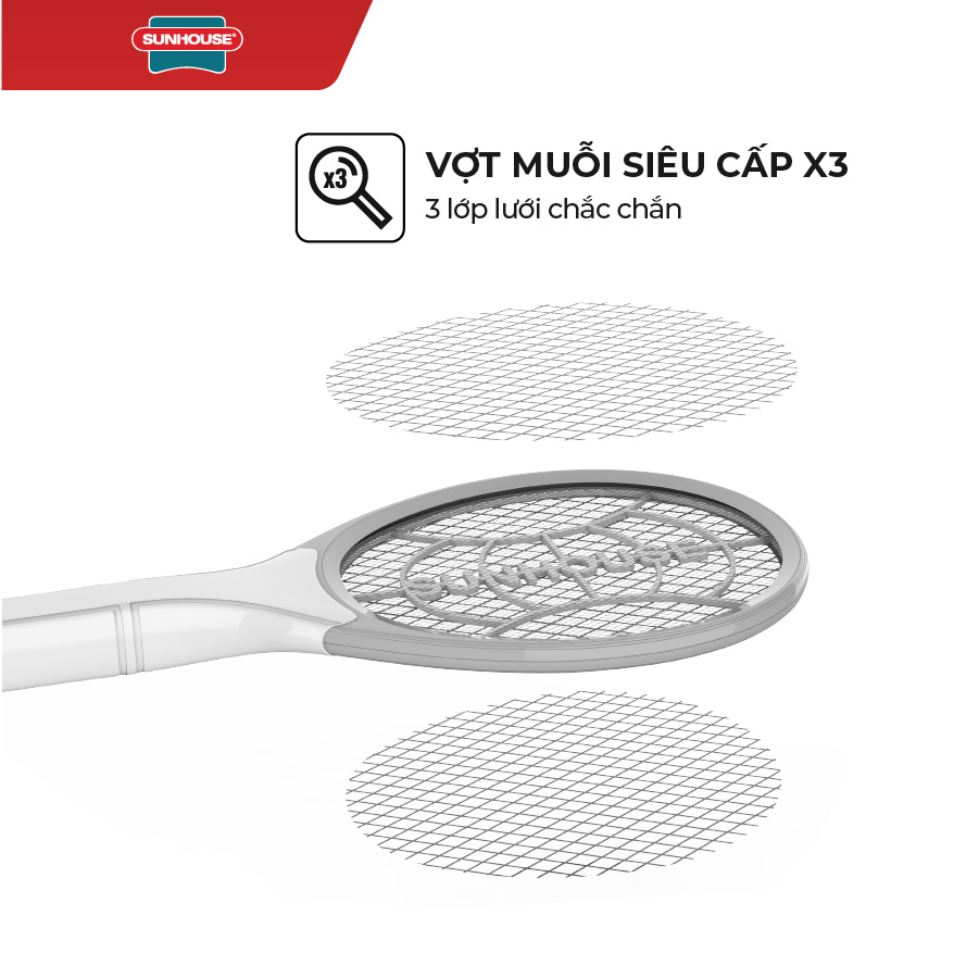 Vợt Muỗi Sunhouse SHE-E280