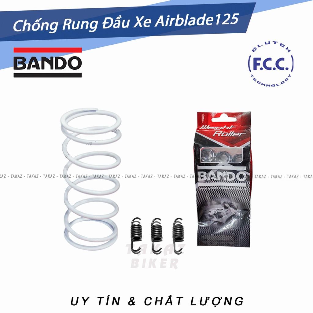 A6 Bộ Combo sản phẩm FCC và B@ndo chống rung đầu xe dành cho Xe air blade 125 - PCX 125 - SH mode 125