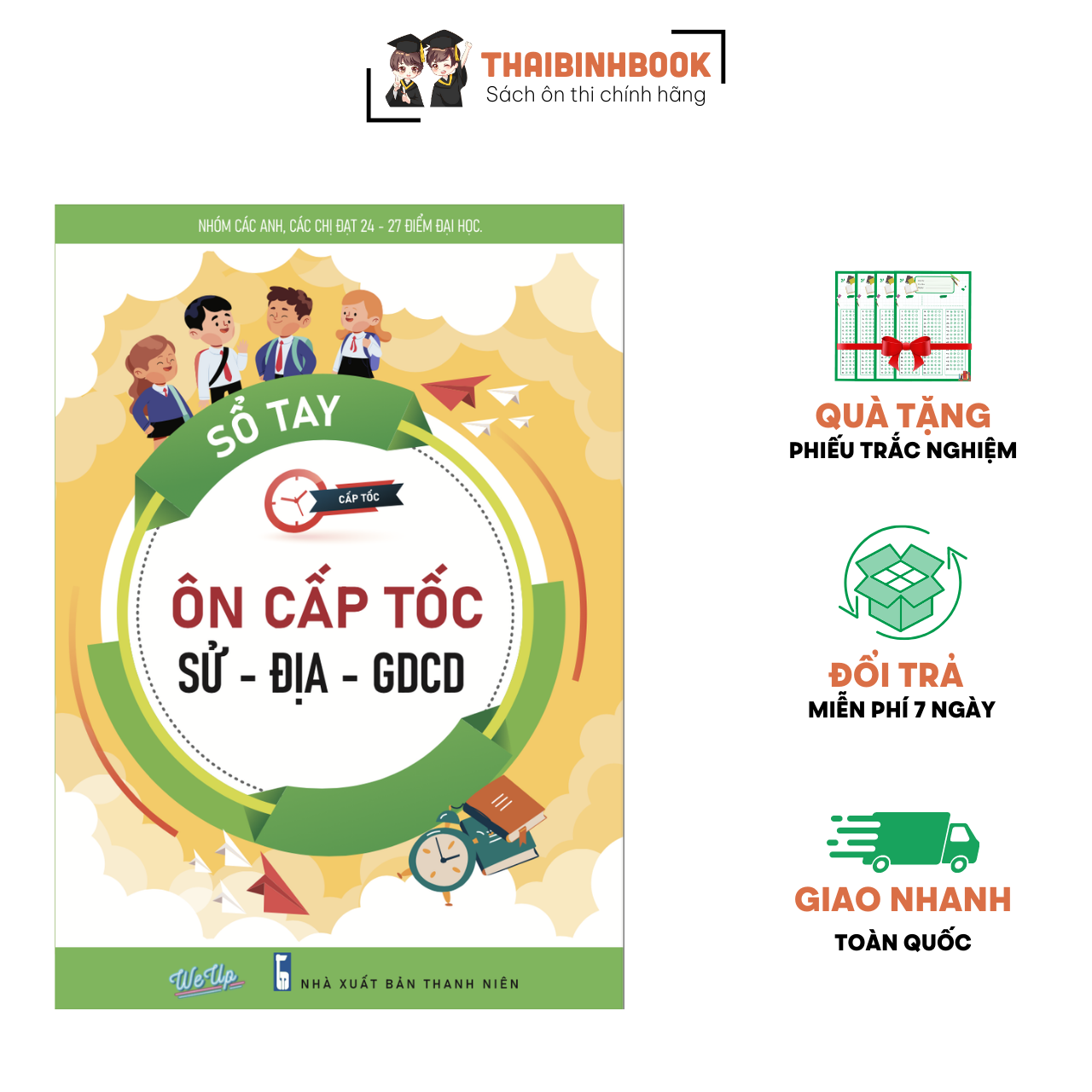 Sổ Tay Ôn Cấp Tốc Sử - Địa - GDCD Ôn Luyện Thi THPTQG Cấp Tốc