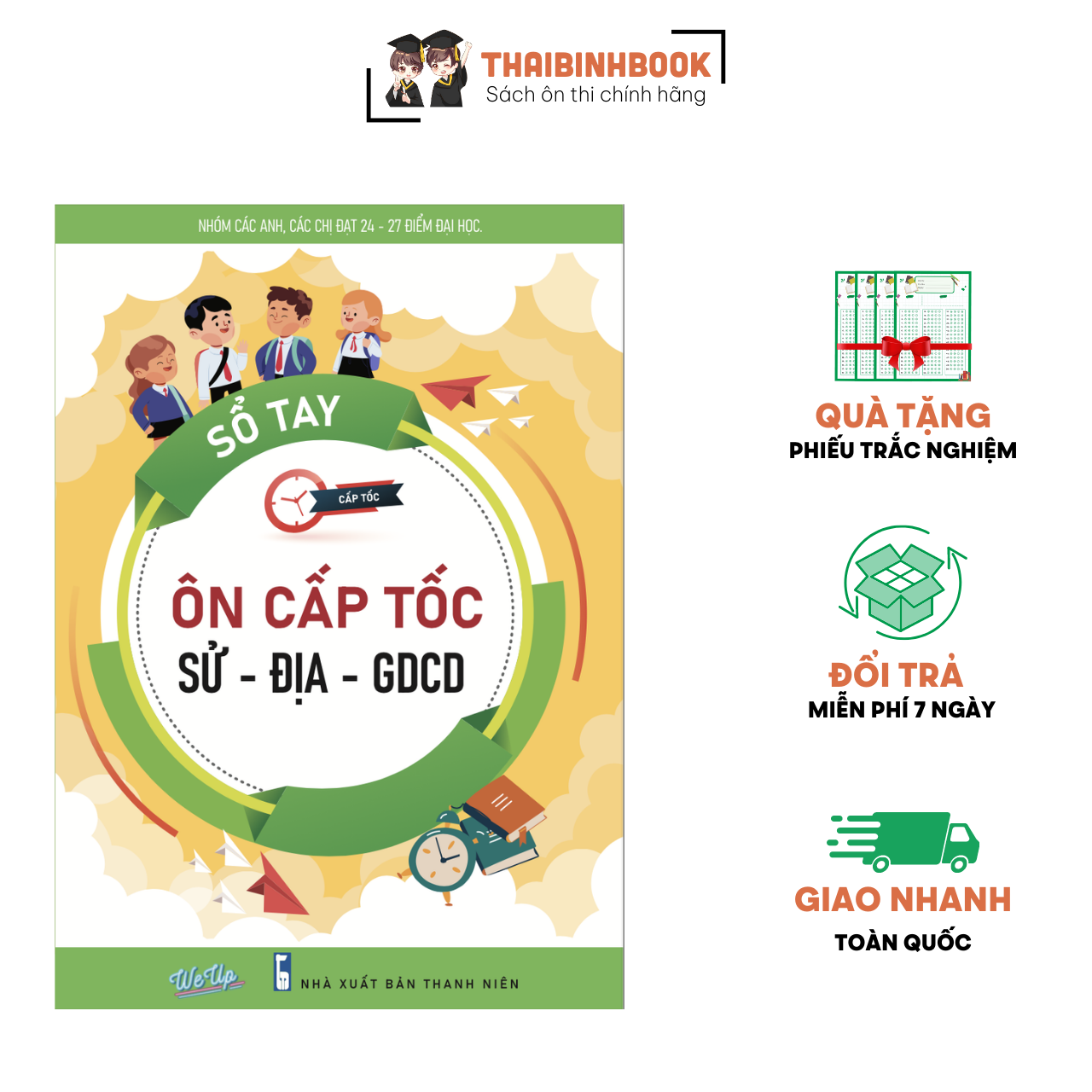 Sổ Tay Ôn Cấp Tốc Sử - Địa - GDCD  Ôn Luyện Thi THPTQG Cấp Tốc