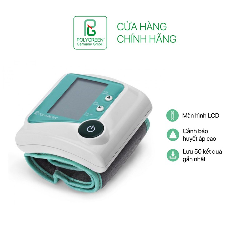 Máy đo huyết áp cổ tay PolyGreen KP-6241