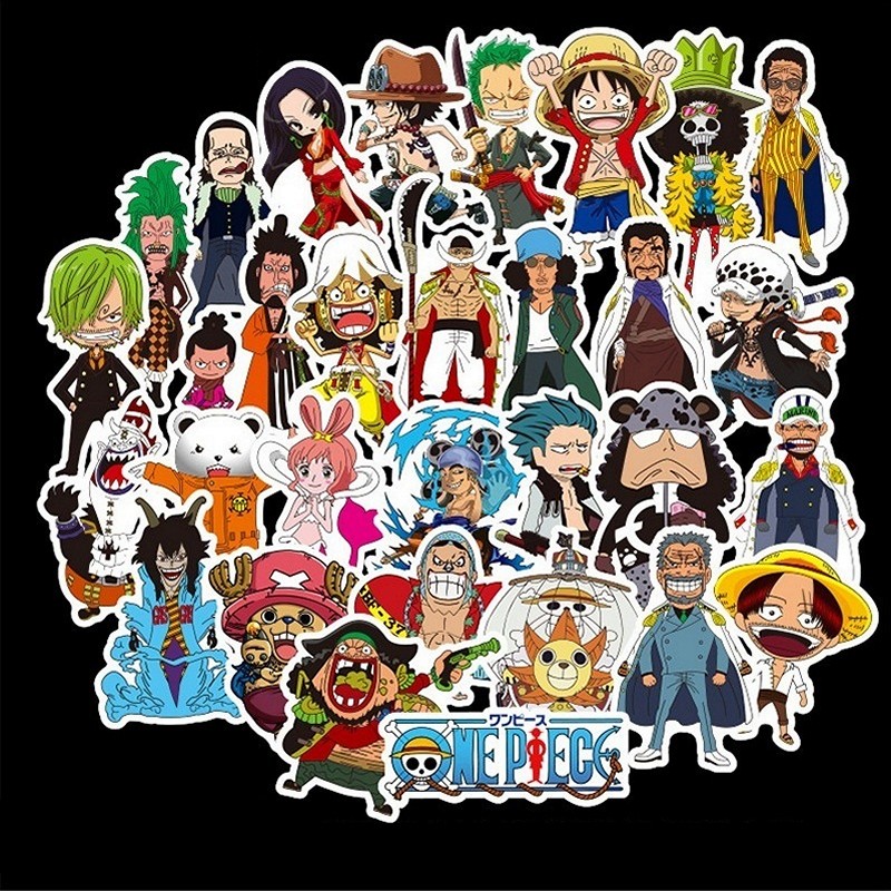 Bộ 48 miếng Sticker hình dán One Piece