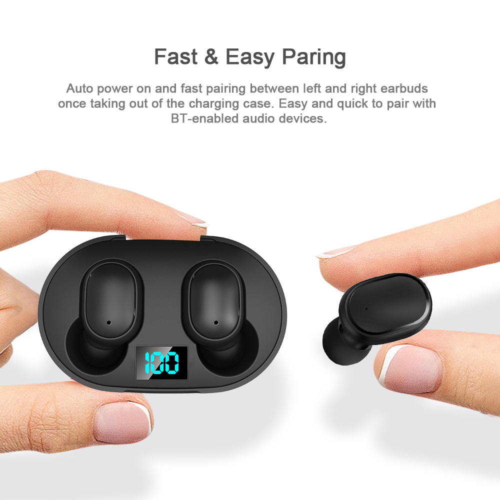 Tai Nghe Không Dây Thể Thao Twins Chống Nước Bluetooth 5.0 TWS Có Mic IPX4