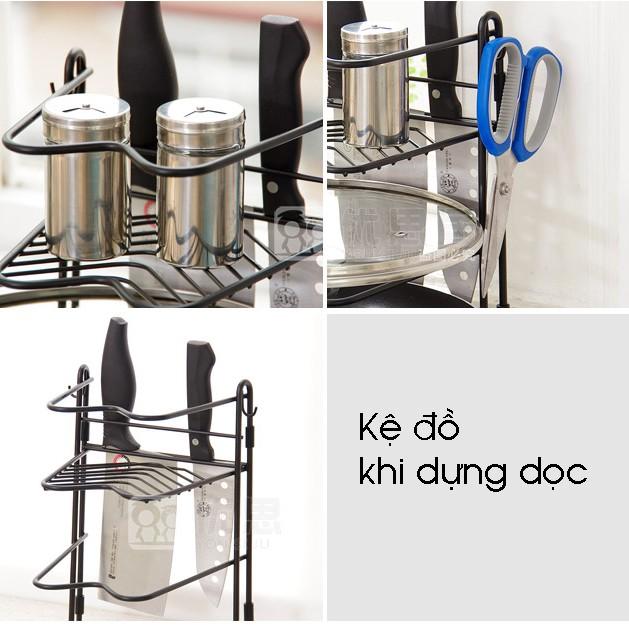 Giá/Kệ vung , thớt , dao 2 cách dùng_RE0287