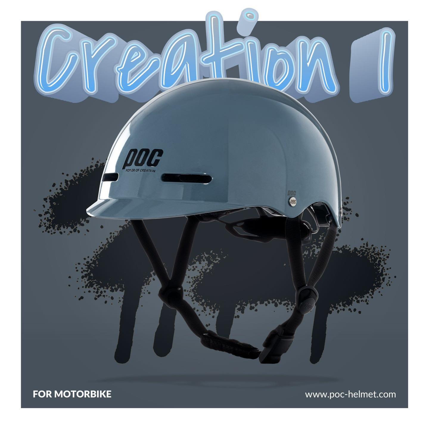 (Tặng tai mèo) Nón POC xe máy POC P20 CREATION 1