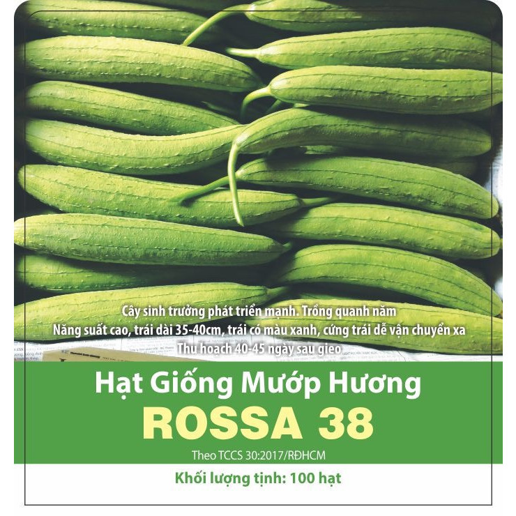 Hạt Giống Mướp Hương Rossa 38 Gói 1g