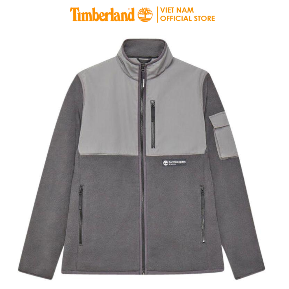 Original Áo Khoác Nam Timberland EK Raeburn Recyclable Fleece Màu Xám TB0A25MWBY