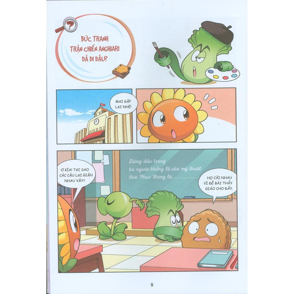 Sách - Trái cây đại chiến zombie Câu đố bí ẩn