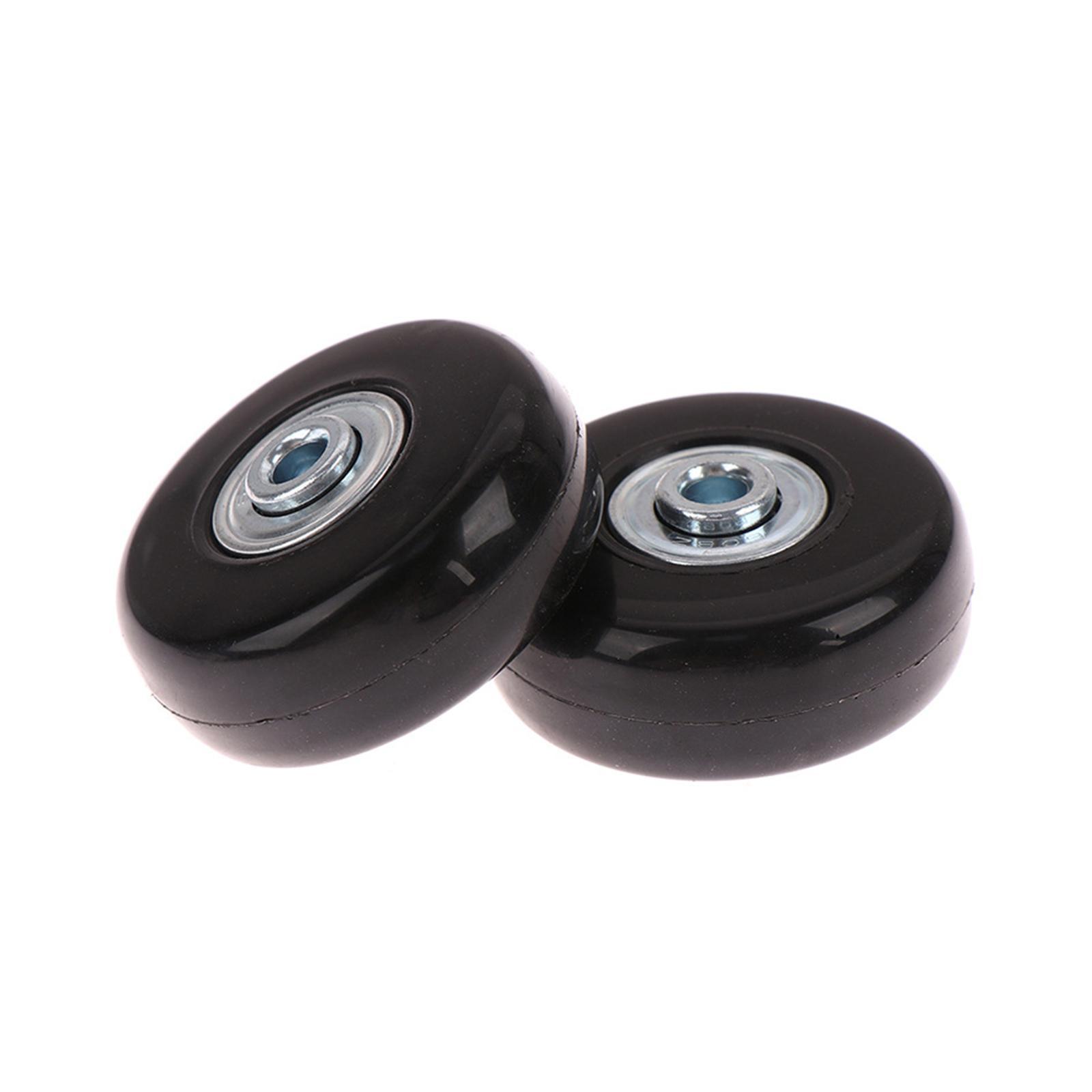 2 Pieces Luggage Suitcase Wheels Replacement Flexible Wear Resistant Bearings Repair Kits
