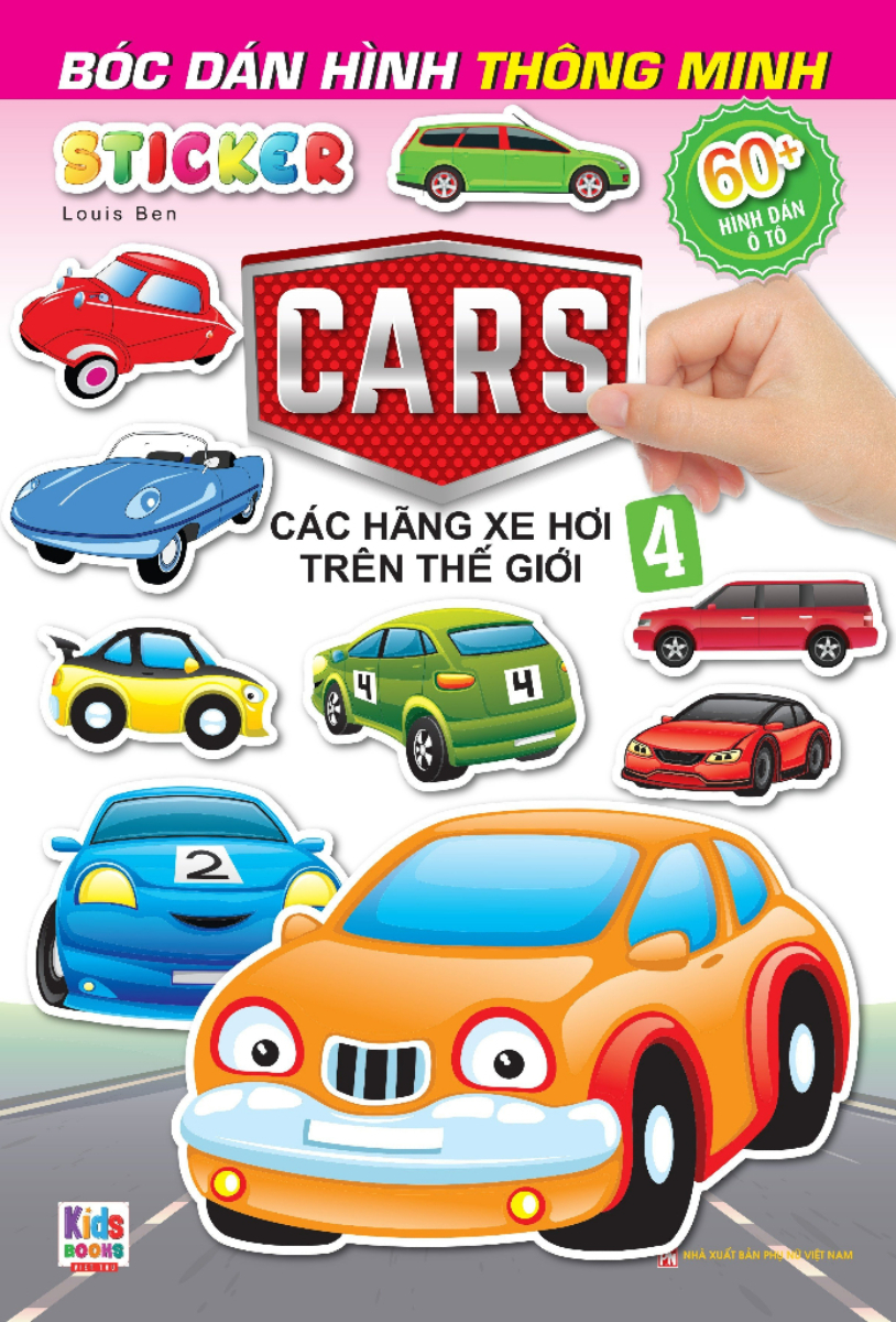 Bóc Dán Hình Sticker Thông Minh - Cars: Các Hãng Xe Hơi Trên Thế Giới Tập 4 _VT