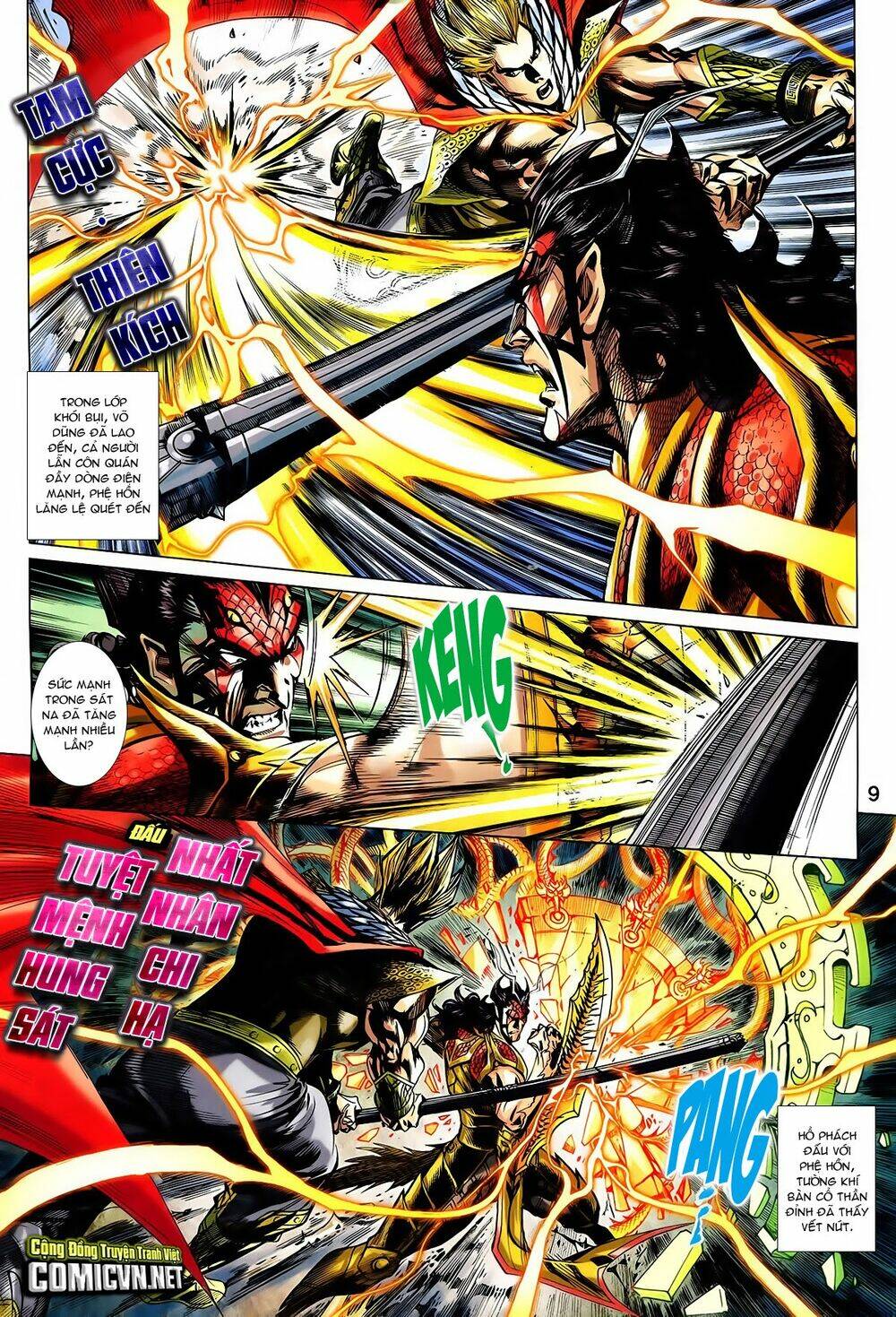 thần binh vấn thiên chapter 32 9