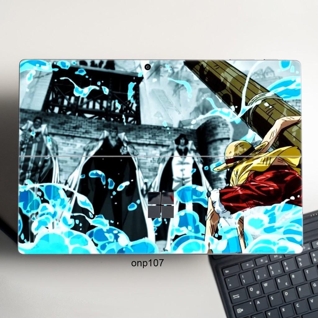 Skin dán hình One Piece x11 cho Surface 3 2015; Go, Go 2, Go 3; Pro 2 3 4 5 6 7 8 X