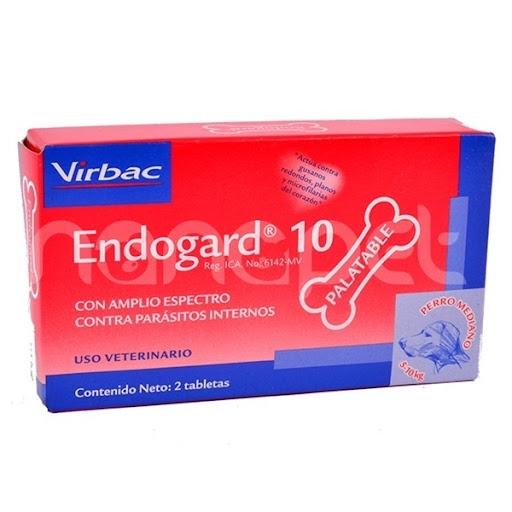 Endogard 10 VirBac - Pháp trừ giun sán và giun tim cho cún cưng - hộp 2 viên