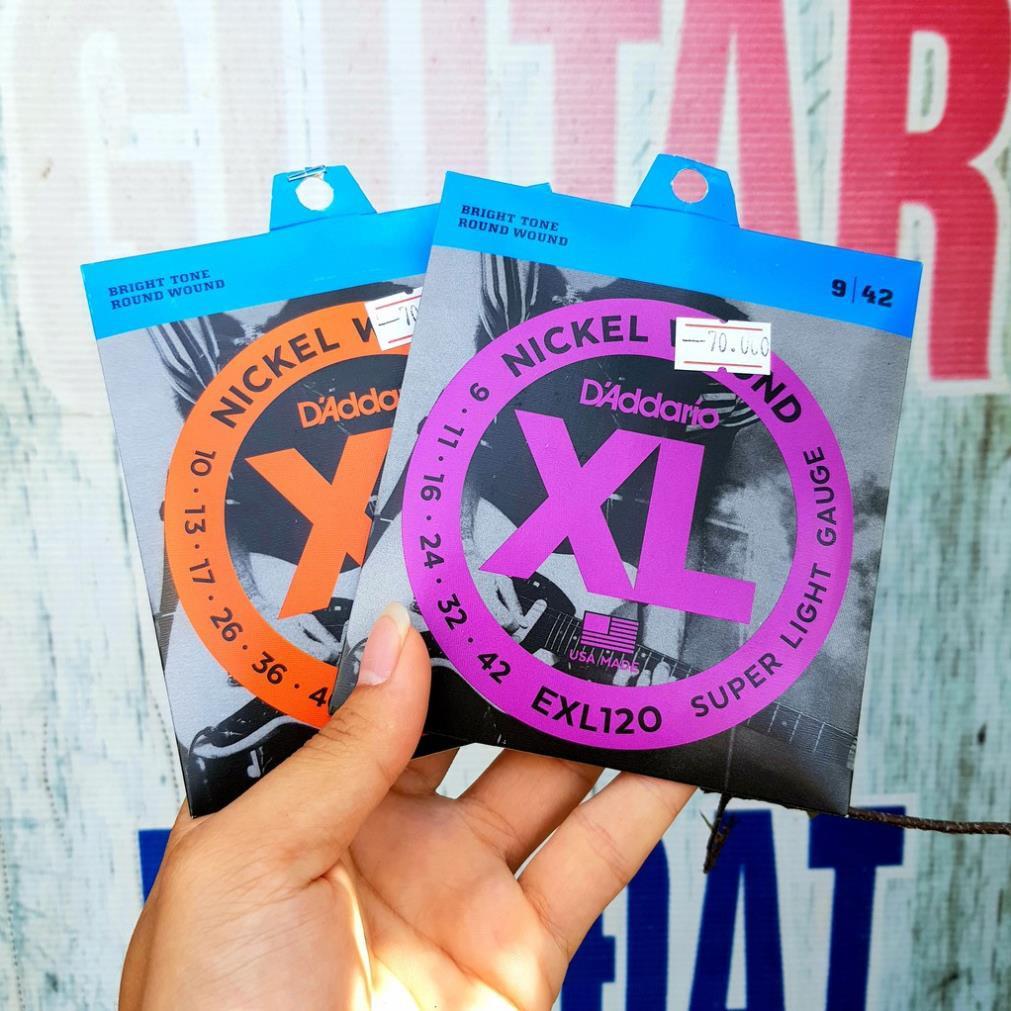 Dây đàn Guitar điện D'Addario EXL110 - EXL120 | MADE IN CHINA | 1 bộ - 6 dây |