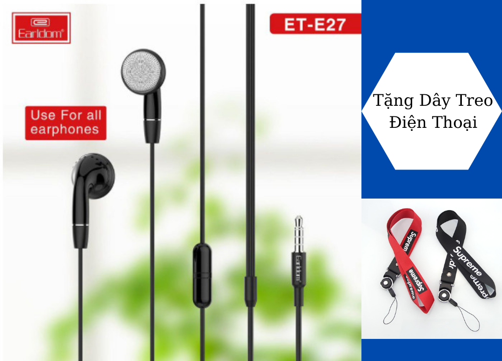 Tai nghe cho Samsung có dây bass trầm, trong, phù hợp với dân sành nhạc - Hàng Chính Hãng