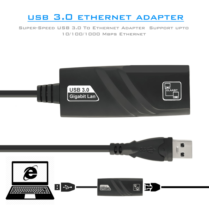 USB3.0 to LAN 1000Mbps - USB LAN