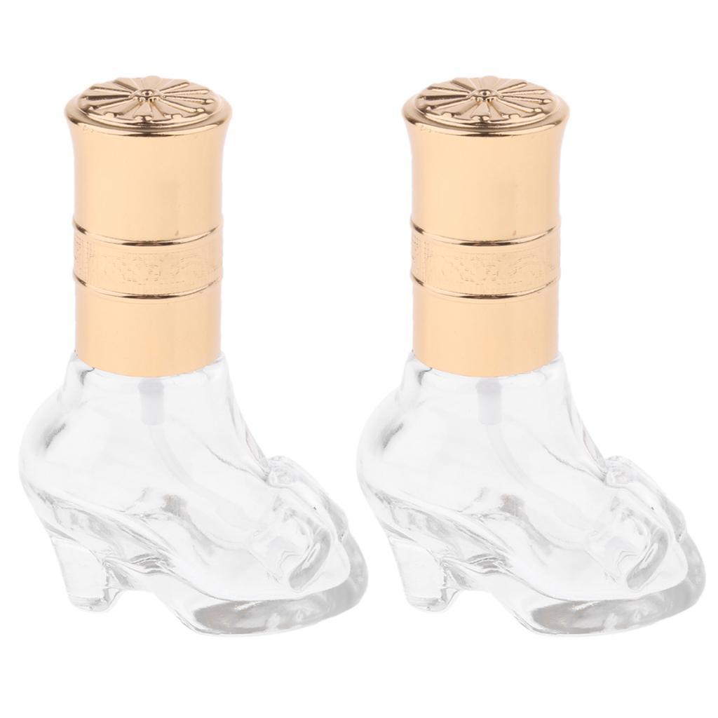 2 Pcs 6ml Travel Size Empty Refillable Cosmetic Spray Containers for Perfume