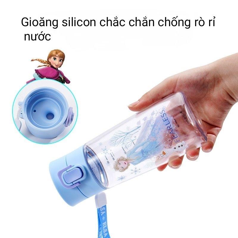 Bình nước xinh xắn hàng DlSNEY . Đầu uống trực tiếp , Hình hoạt hình đẹp