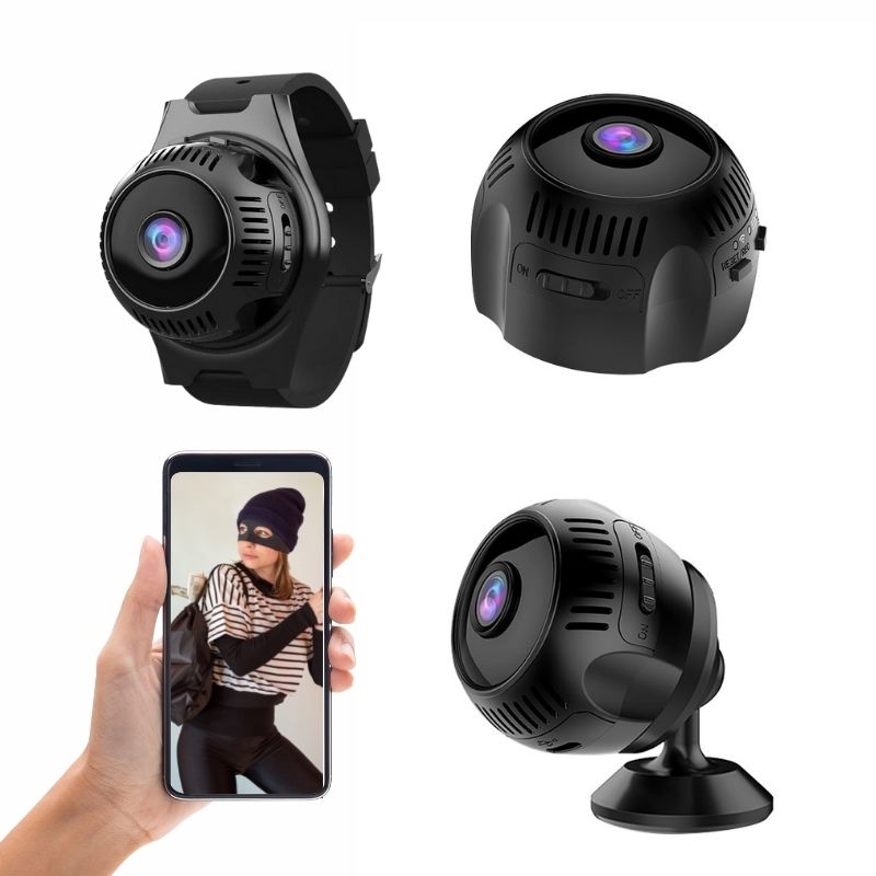 Camera mini siêu nhỏ QQ2 kết nối wifi xem từ xa FULL HD 4K