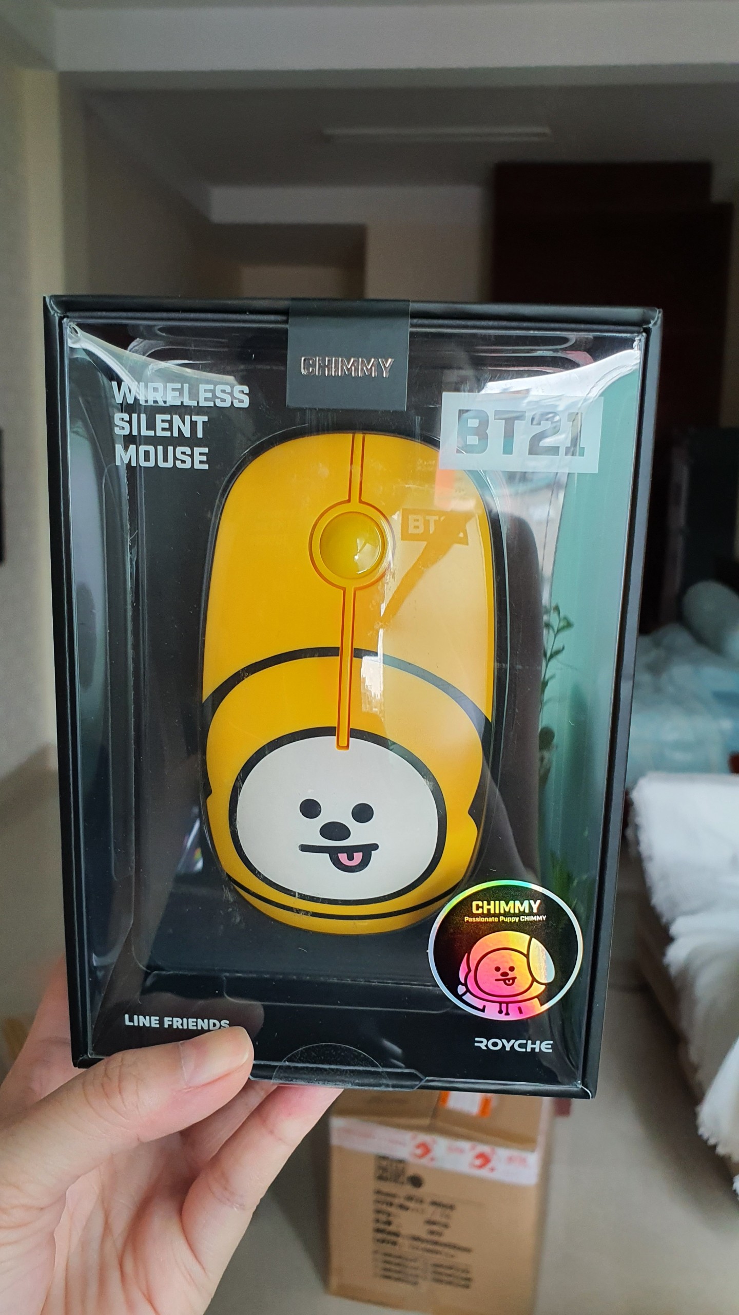 Hình ảnh CHUỘT KHÔNG DÂY BT21 LINE FRIENDS VER 2019 SEASON 1- HÀNG CHÍNH HÃNG